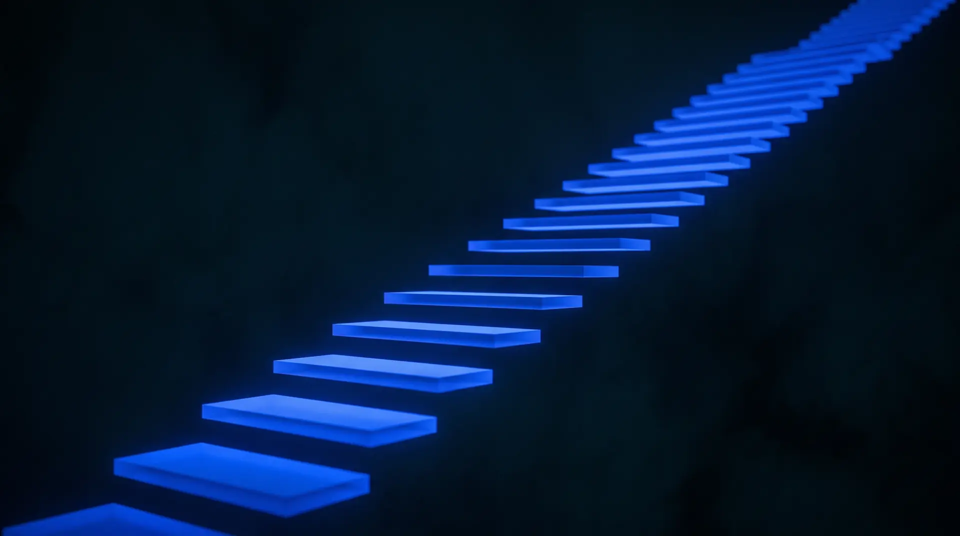 Mountain landscape in soft morning light